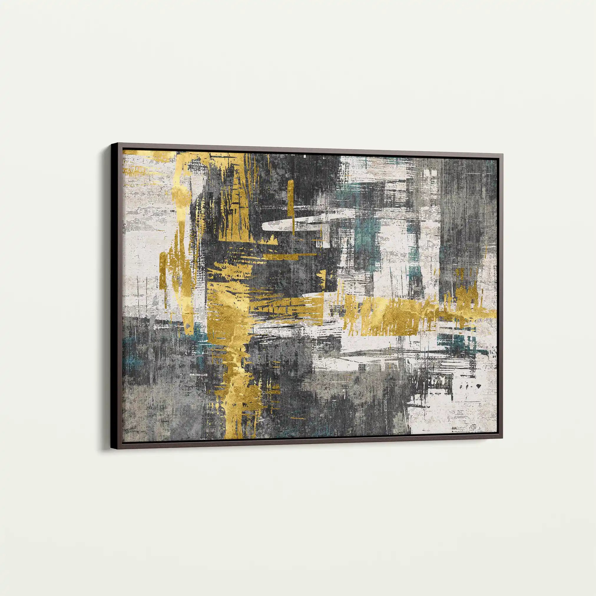 Abstract 154 Canvas Art 60 x 40 cm / Black