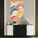 Boho 154 Canvas Art 18" x 24" / 45 x 60 cm / Black