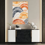 Boho 154 Canvas Art 60 x 40 cm / Black