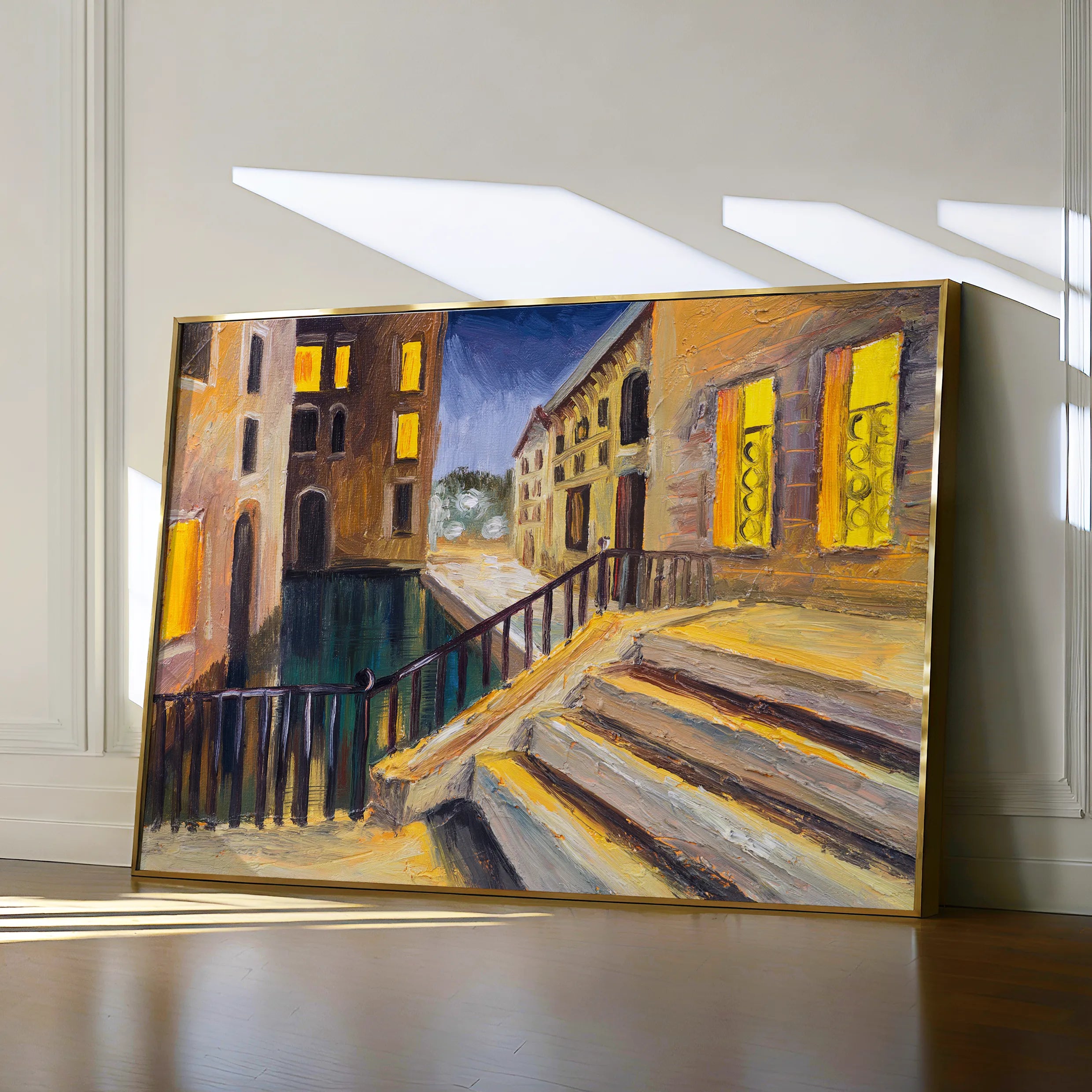 Landscape 154 Canvas Art 18" x 24" / 45 x 60 cm / Black