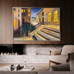 Landscape 154 Canvas Art 18" x 24" / 45 x 60 cm / Black