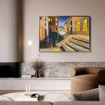 Landscape 154 Canvas Art 18" x 24" / 45 x 60 cm / Black