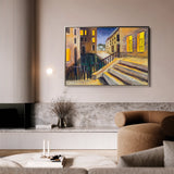 Landscape 154 Canvas Art 18" x 24" / 45 x 60 cm / Black