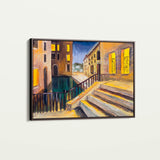 Landscape 154 Canvas Art 18" x 24" / 45 x 60 cm / Black