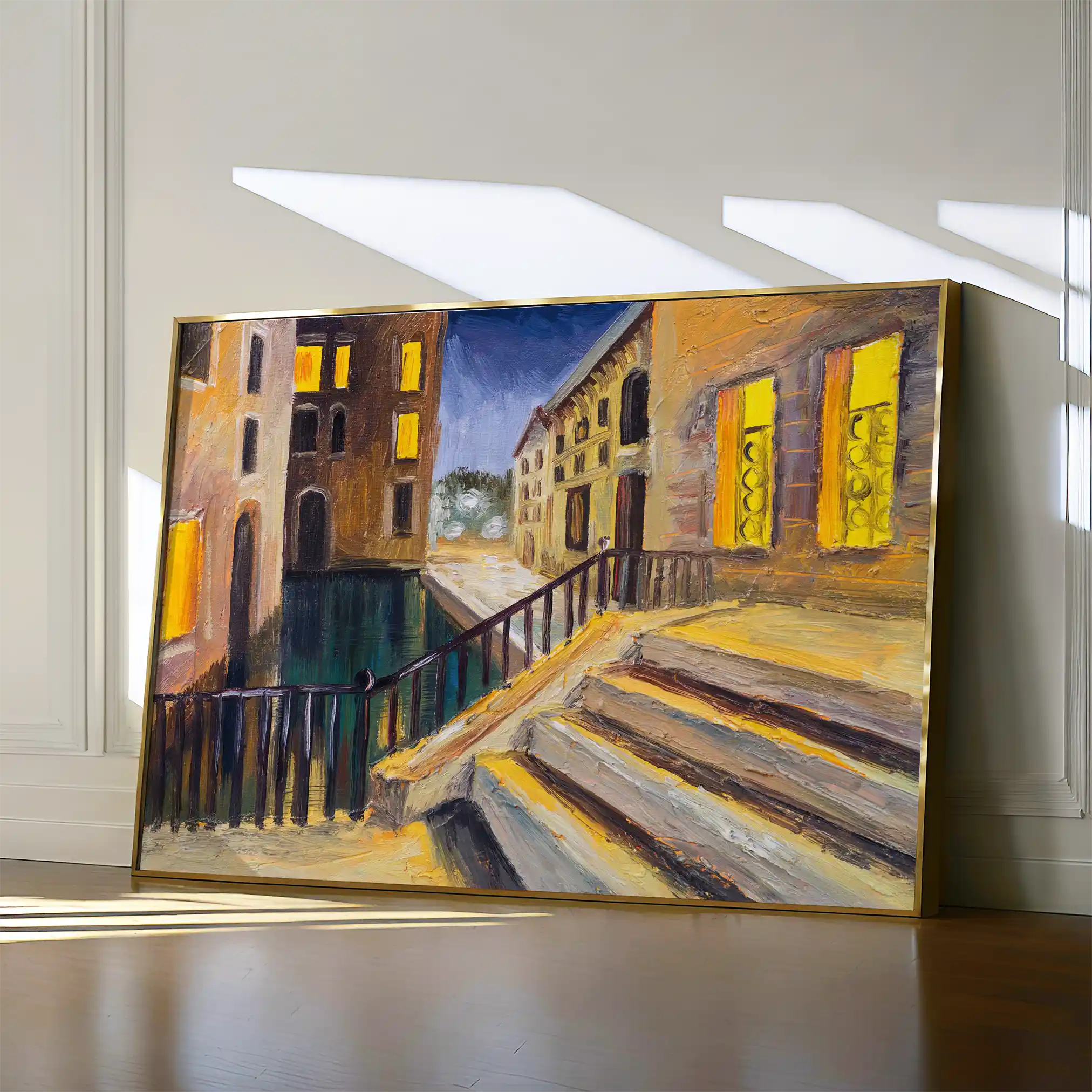 Landscape 154 Canvas Art 60 x 40 cm / Black