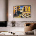 Landscape 154 Canvas Art 60 x 40 cm / Black