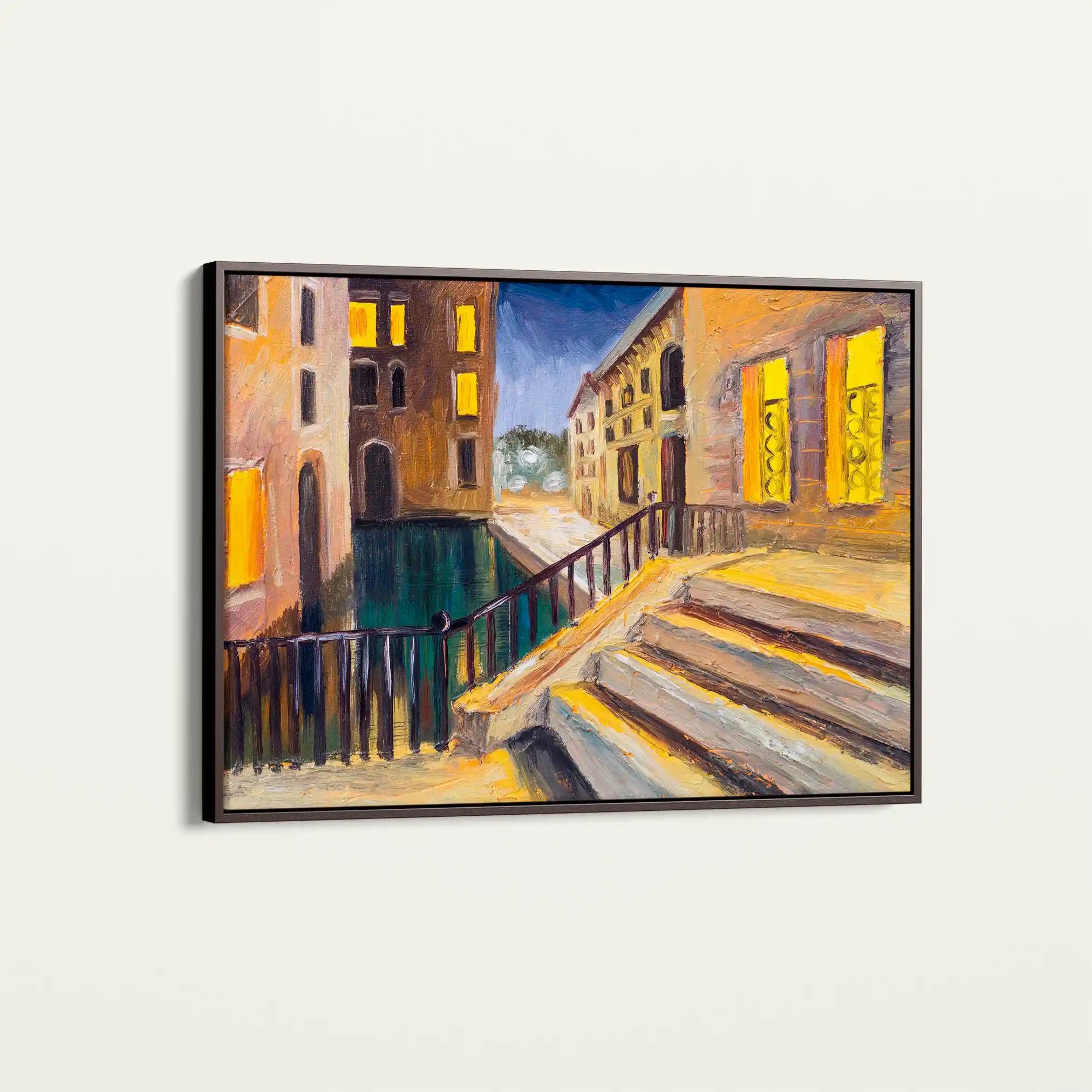 Landscape 154 Canvas Art 60 x 40 cm / Black