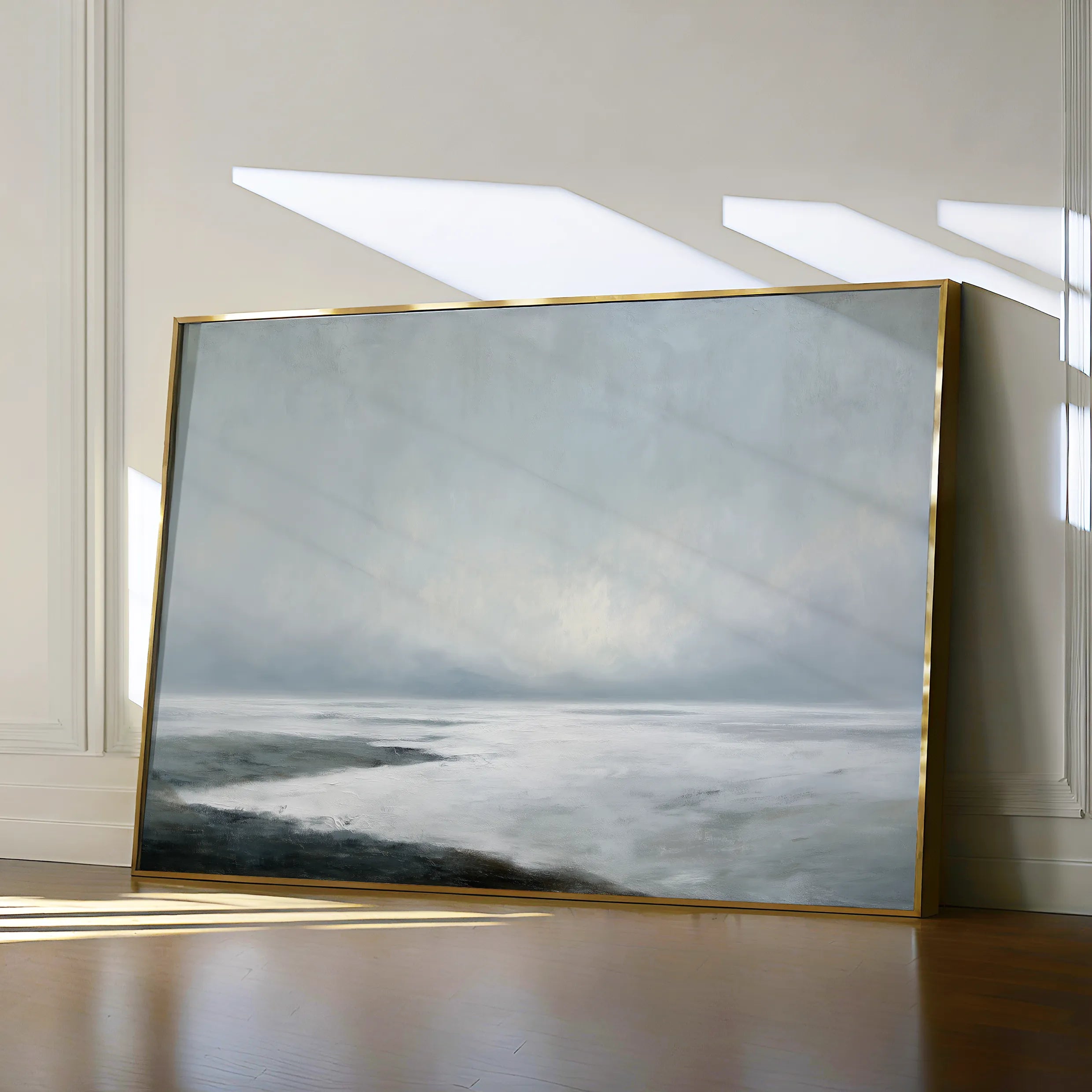 Abstract 1540 Canvas Art 18" x 24" / 45 x 60 cm / Black