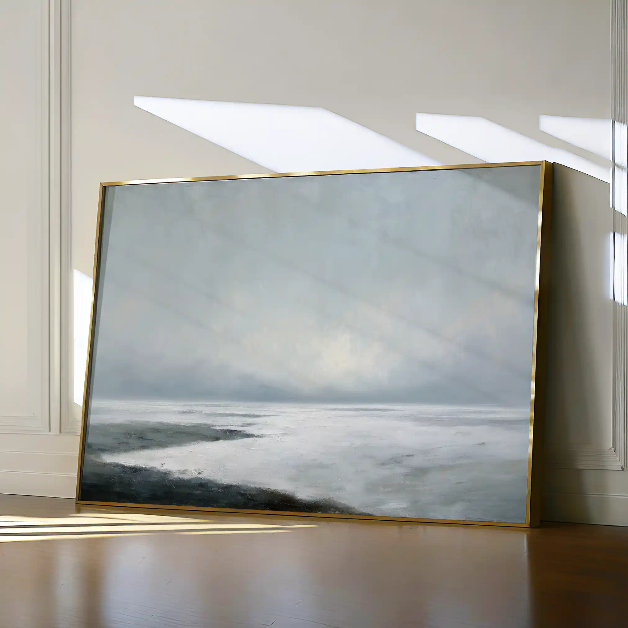 Abstract 1540 Canvas Art 60 x 40 cm / Black