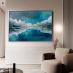 Abstract 1541 Canvas Art 18" x 24" / 45 x 60 cm / Black