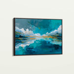 Abstract 1541 Canvas Art 18" x 24" / 45 x 60 cm / Black