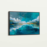 Abstract 1541 Canvas Art 18" x 24" / 45 x 60 cm / Black