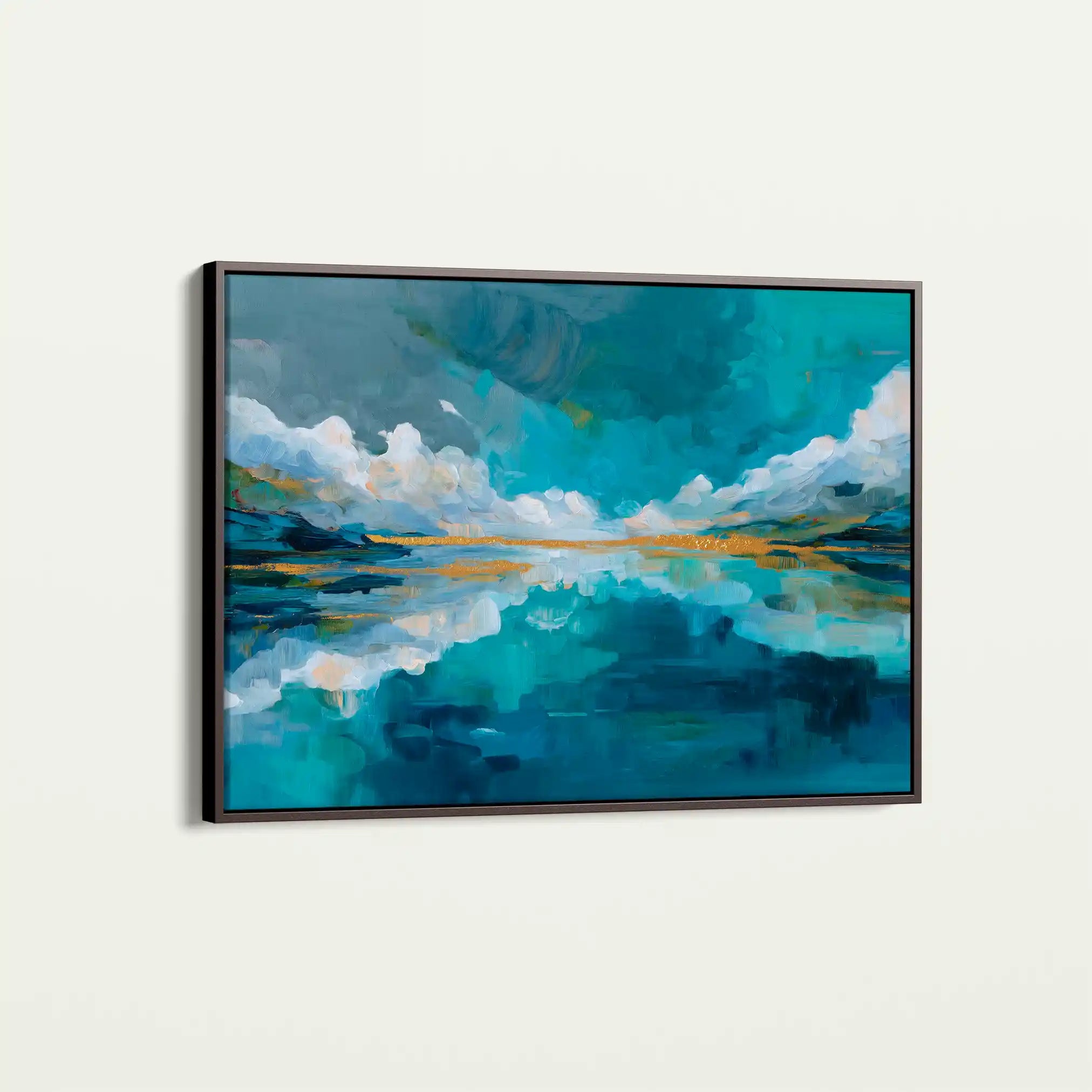 Abstract 1541 Canvas Art 60 x 40 cm / Black