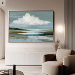 Abstract 1542 Canvas Art 18" x 24" / 45 x 60 cm / Black