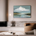 Abstract 1542 Canvas Art 18" x 24" / 45 x 60 cm / Black