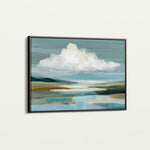 Abstract 1542 Canvas Art 18" x 24" / 45 x 60 cm / Black