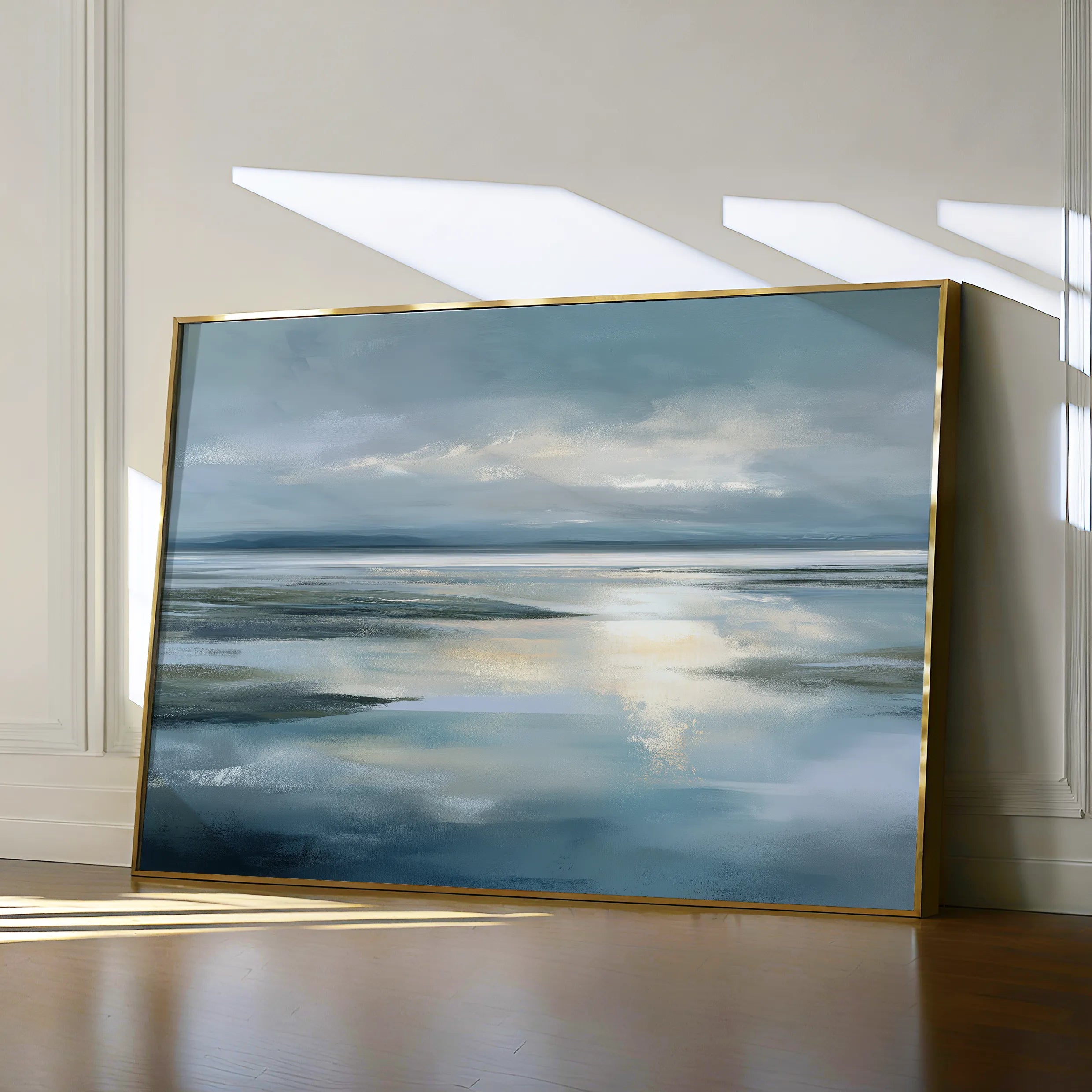 Abstract 1543 Canvas Art 18" x 24" / 45 x 60 cm / Black