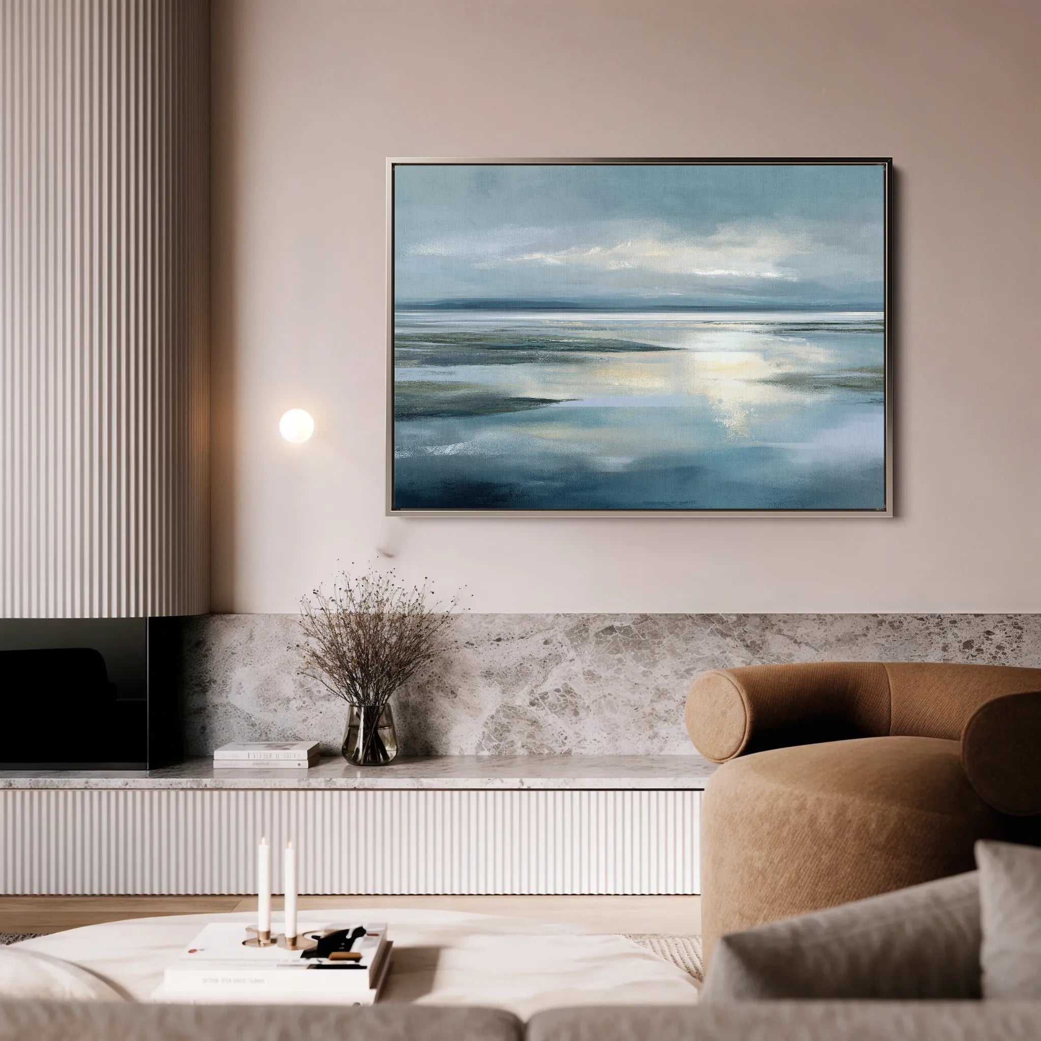 Abstract 1543 Canvas Art 18" x 24" / 45 x 60 cm / Black