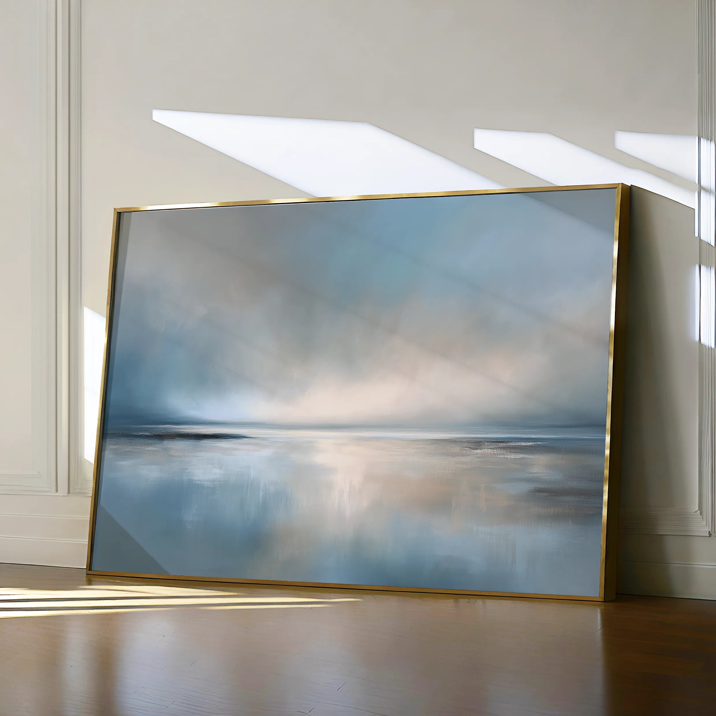 Abstract 1545 Canvas Art 18" x 24" / 45 x 60 cm / Black
