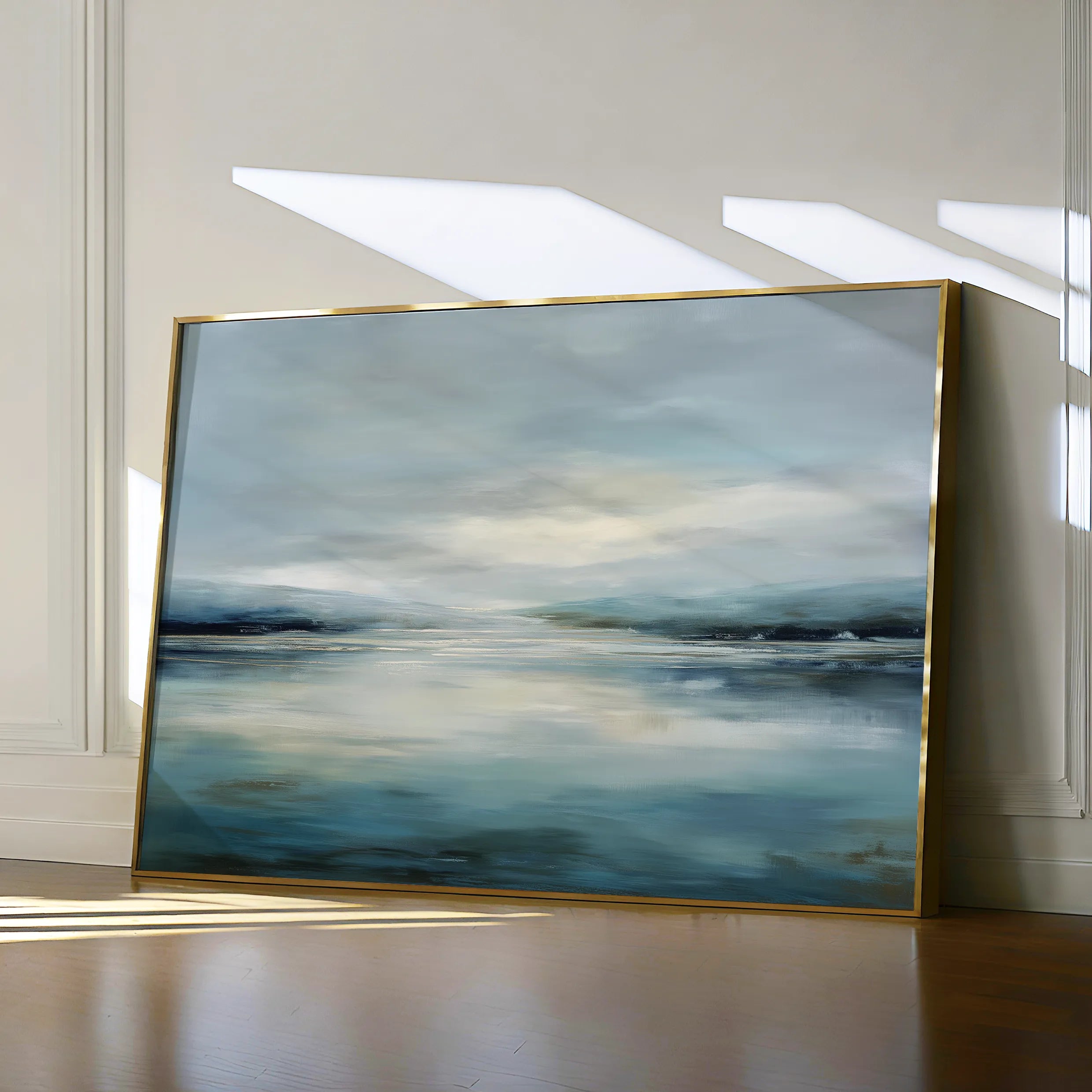Abstract 1546 Canvas Art 18" x 24" / 45 x 60 cm / Black