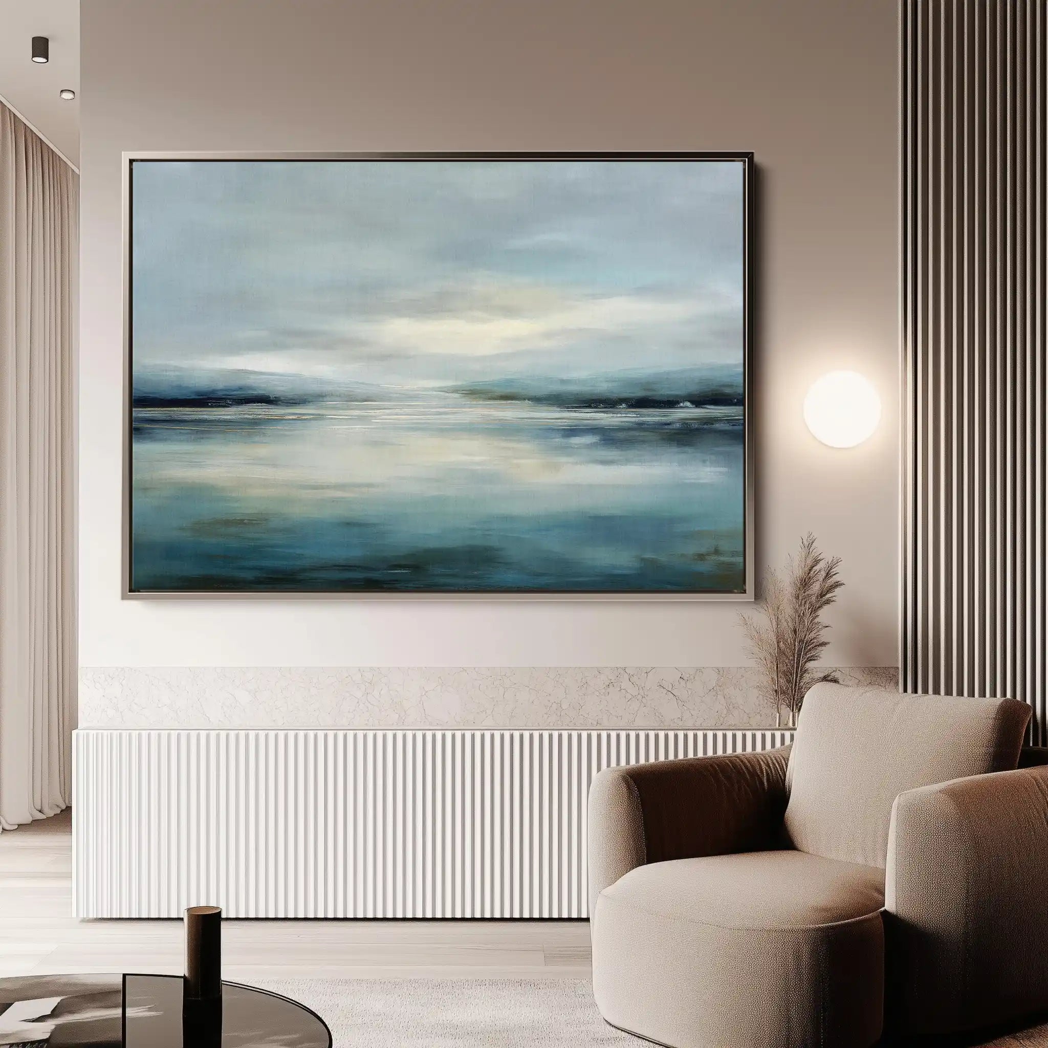 Abstract 1546 Canvas Art 60 x 40 cm / Black