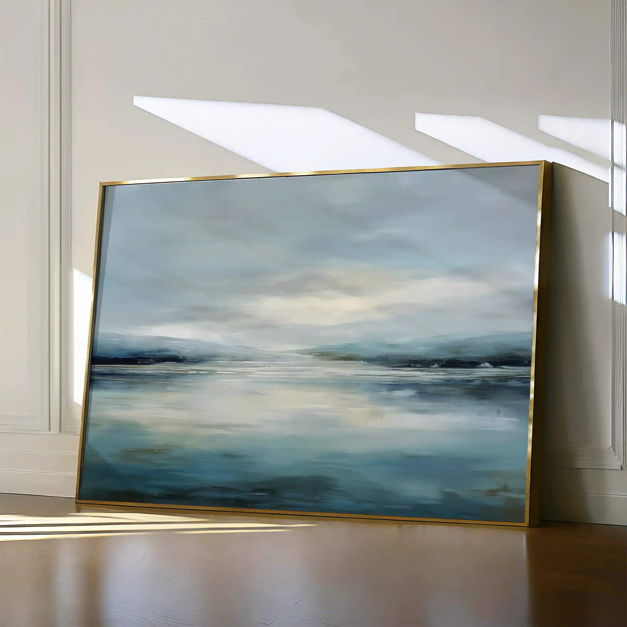 Abstract 1546 Canvas Art 60 x 40 cm / Black