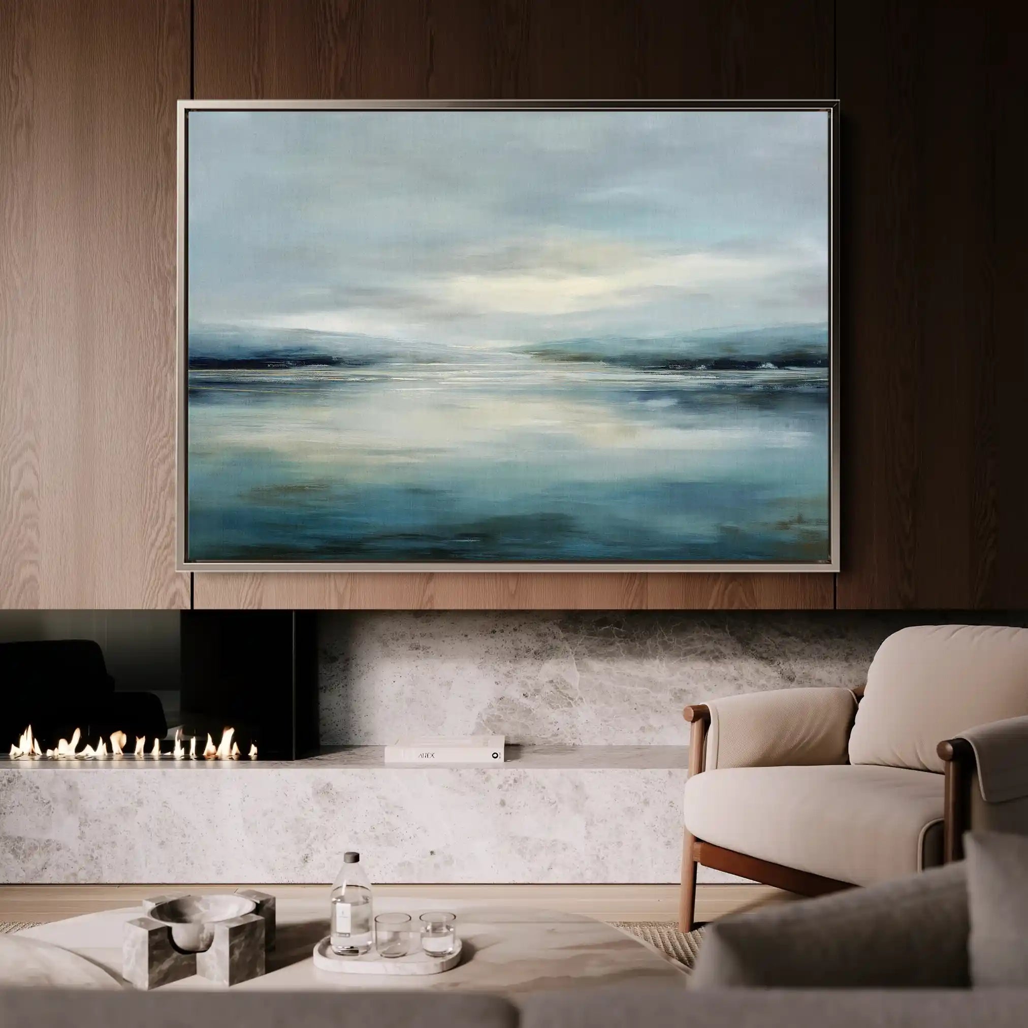 Abstract 1546 Canvas Art 60 x 40 cm / Black