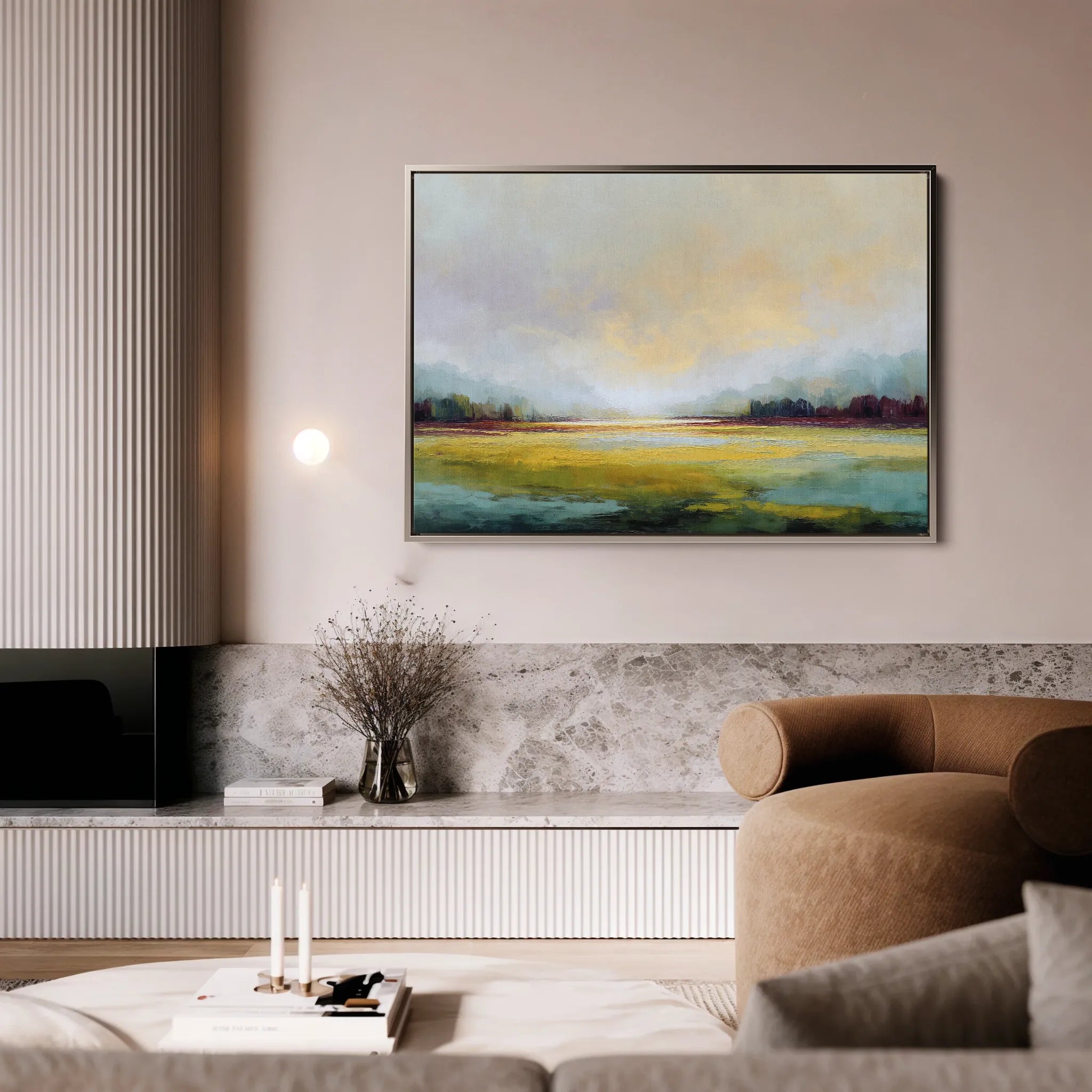 Abstract 1547 Canvas Art 18" x 24" / 45 x 60 cm / Black