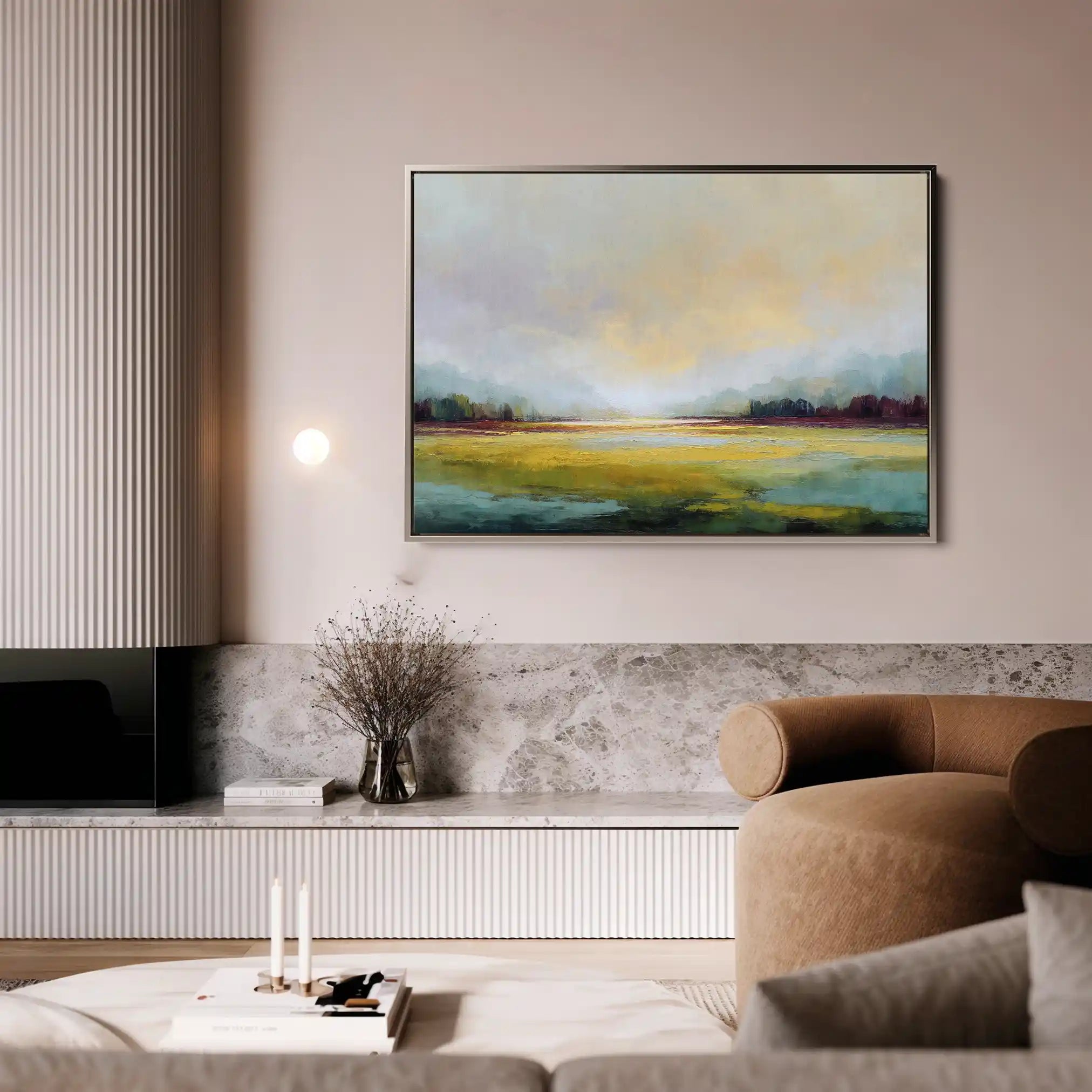 Abstract 1547 Canvas Art 60 x 40 cm / Black