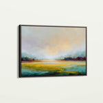 Abstract 1547 Canvas Art 60 x 40 cm / Black
