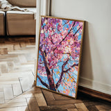 Floral 1547 Canvas Art 18" x 24" / 45 x 60 cm / Black
