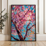 Floral 1547 Canvas Art 60 x 40 cm / Black