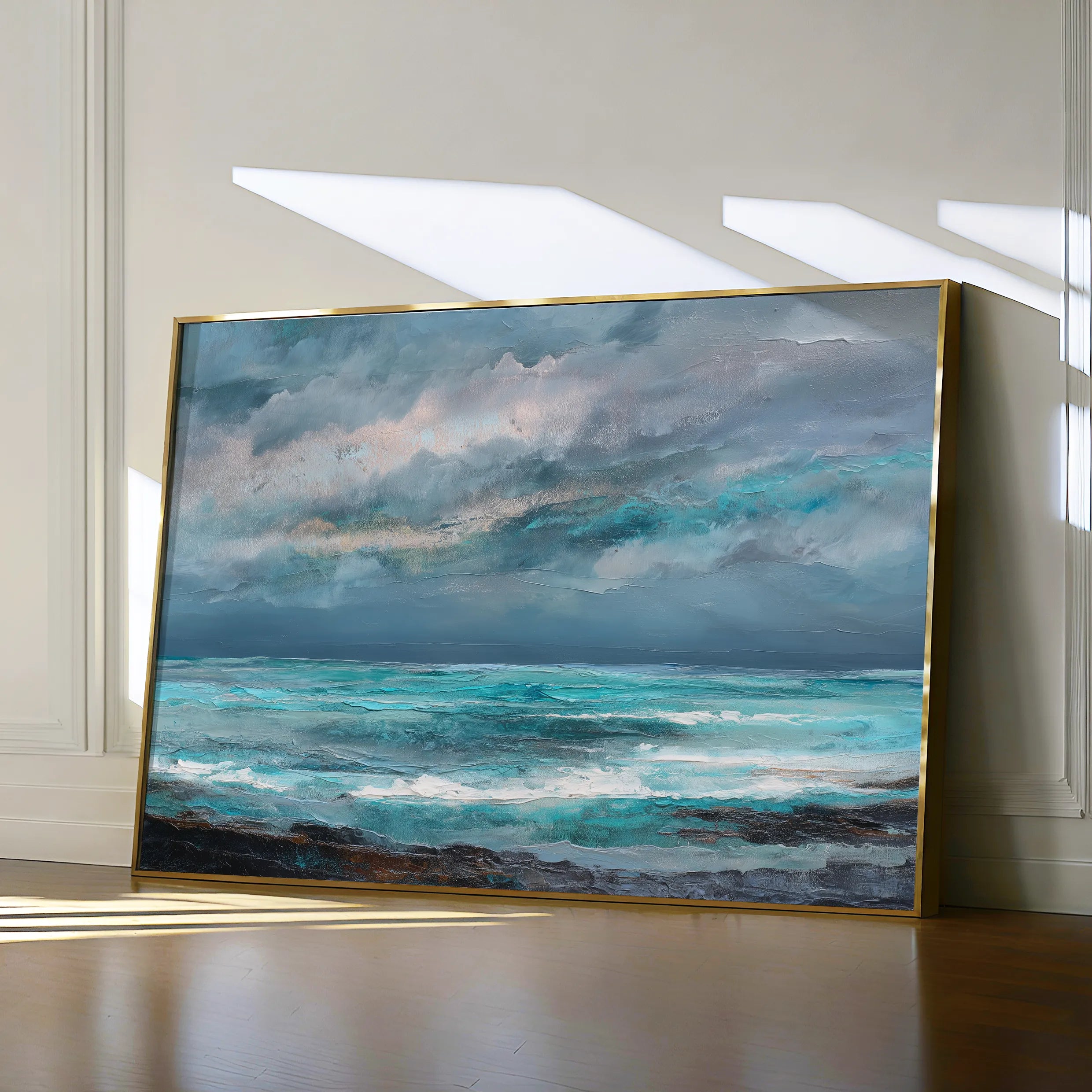 Abstract 1548 Canvas Art 18" x 24" / 45 x 60 cm / Black
