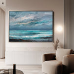 Abstract 1548 Canvas Art 18" x 24" / 45 x 60 cm / Black