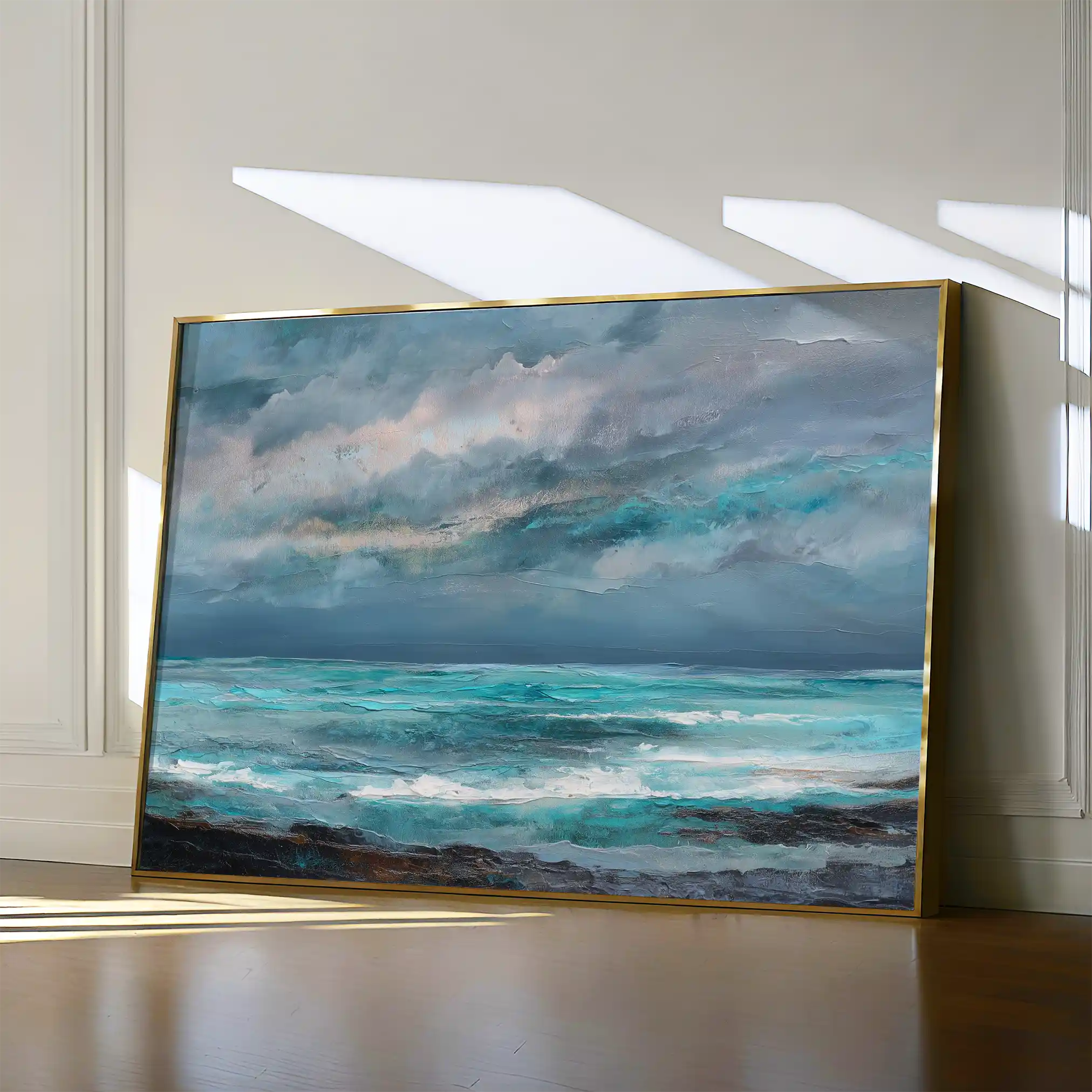 Abstract 1548 Canvas Art 60 x 40 cm / Black