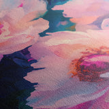 Floral 1548 Canvas Art 18" x 24" / 45 x 60 cm / Black