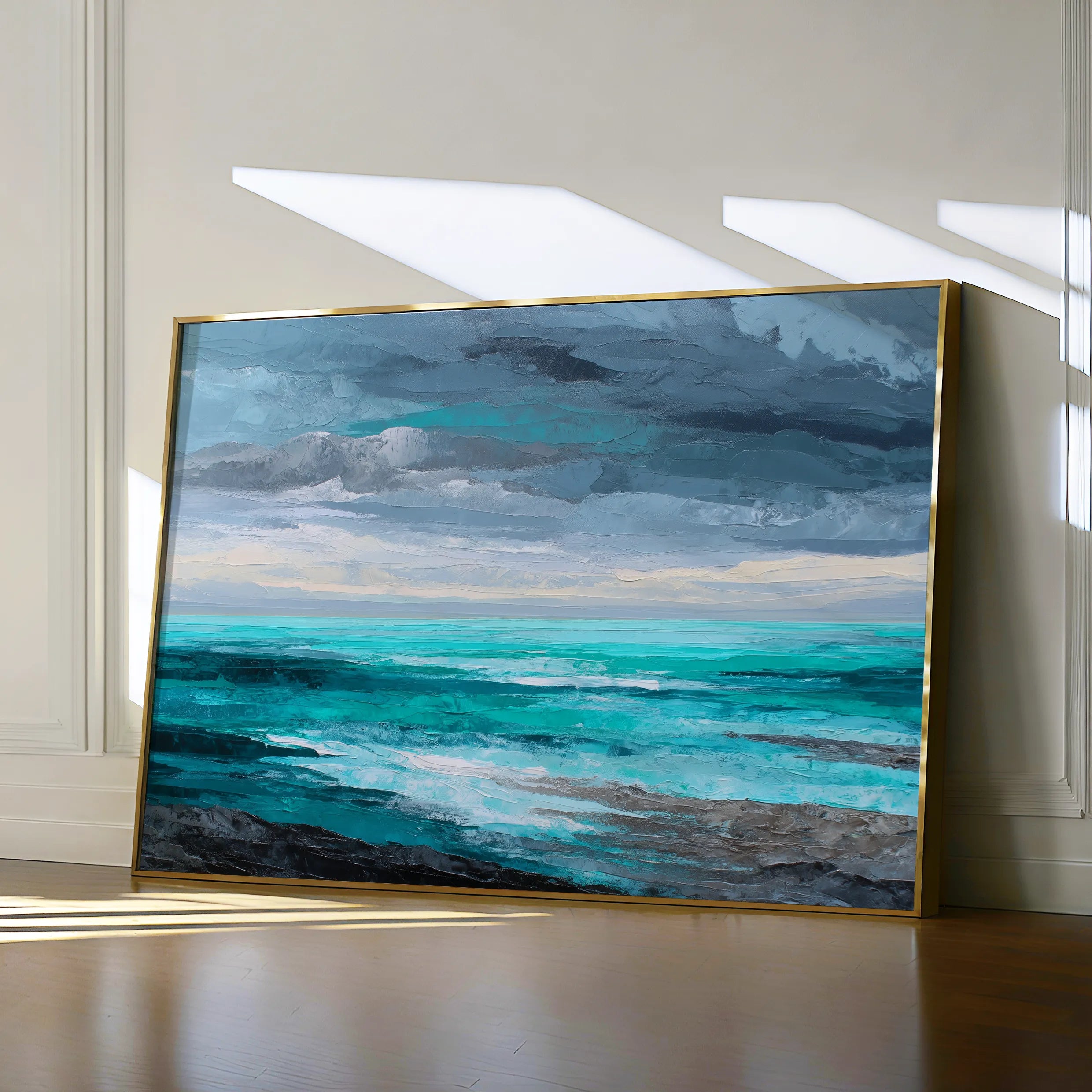 Abstract 1549 Canvas Art 18" x 24" / 45 x 60 cm / Black