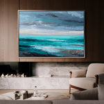 Abstract 1549 Canvas Art 18" x 24" / 45 x 60 cm / Black