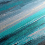 Abstract 1549 Canvas Art 18" x 24" / 45 x 60 cm / Black