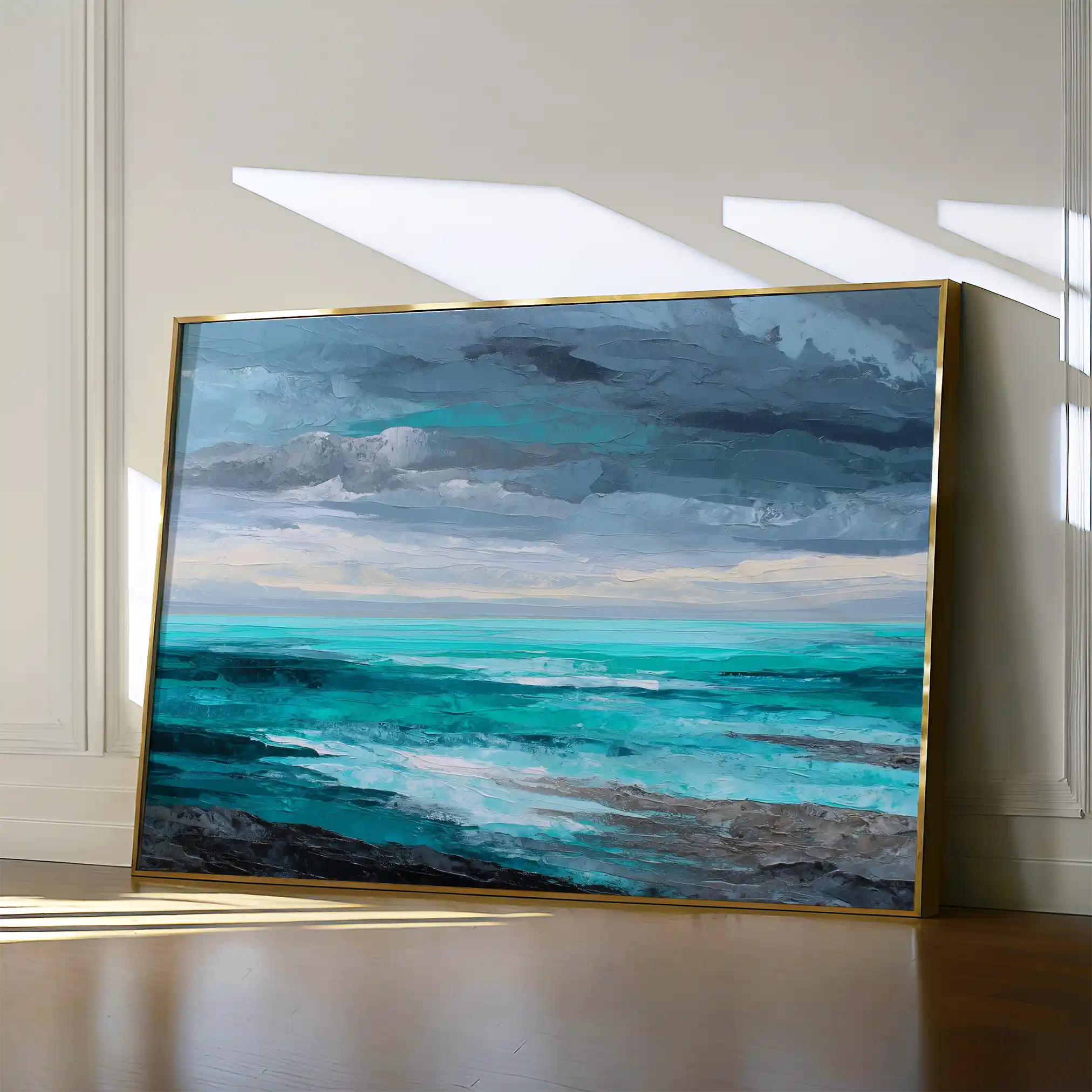 Abstract 1549 Canvas Art 60 x 40 cm / Black