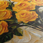 Floral 1549 Canvas Art 18" x 24" / 45 x 60 cm / Black
