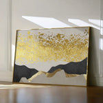 Abstract 155 Canvas Art 18" x 24" / 45 x 60 cm / Black