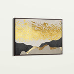 Abstract 155 Canvas Art 18" x 24" / 45 x 60 cm / Black