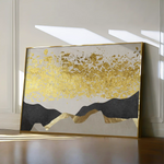 Abstract 155 Canvas Art 60 x 40 cm / Black