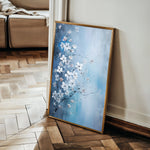 Floral 155 Canvas Art 18" x 24" / 45 x 60 cm / Black