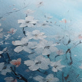 Floral 155 Canvas Art 18" x 24" / 45 x 60 cm / Black