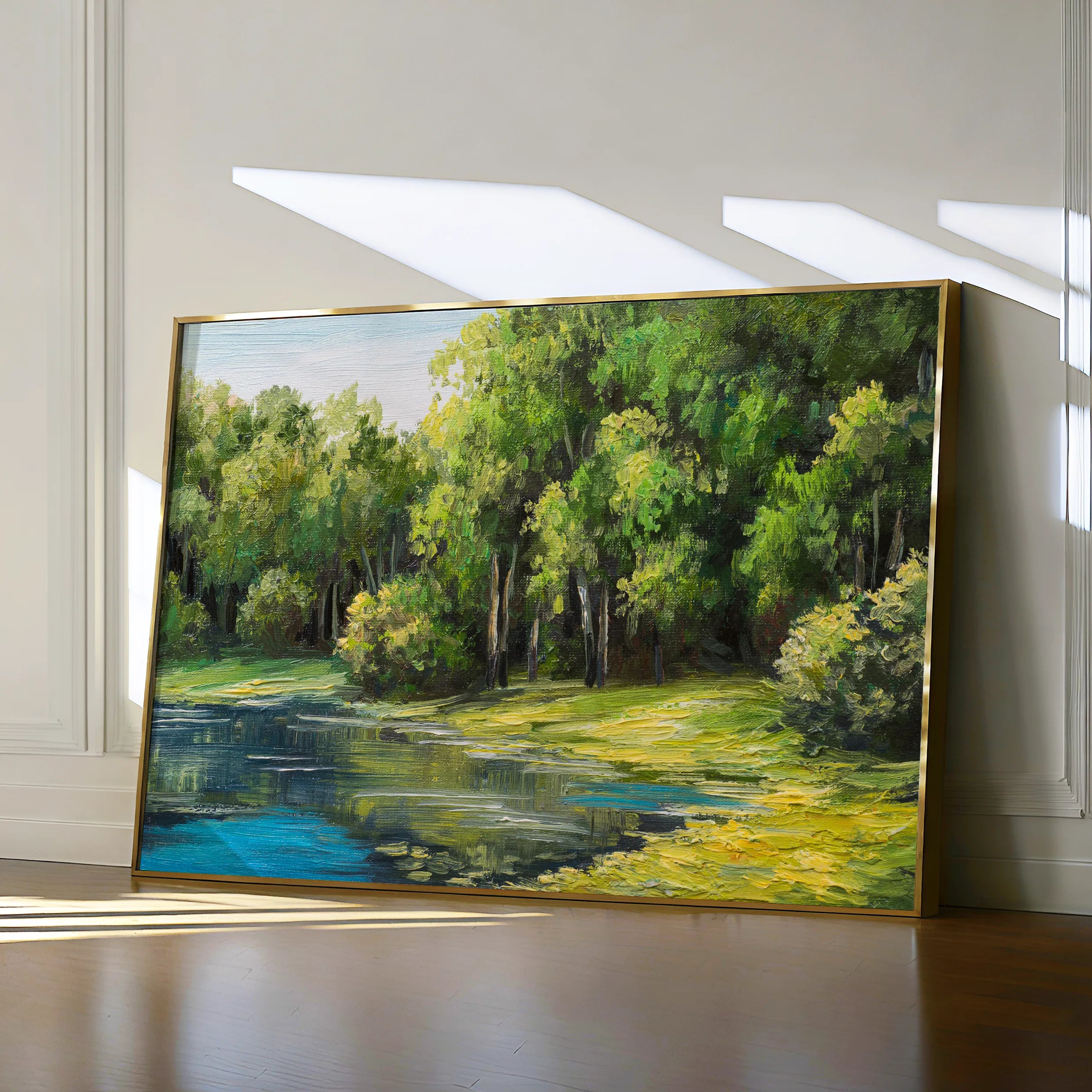 Landscape 155 Canvas Art 18" x 24" / 45 x 60 cm / Black