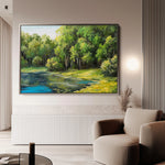 Landscape 155 Canvas Art 18" x 24" / 45 x 60 cm / Black