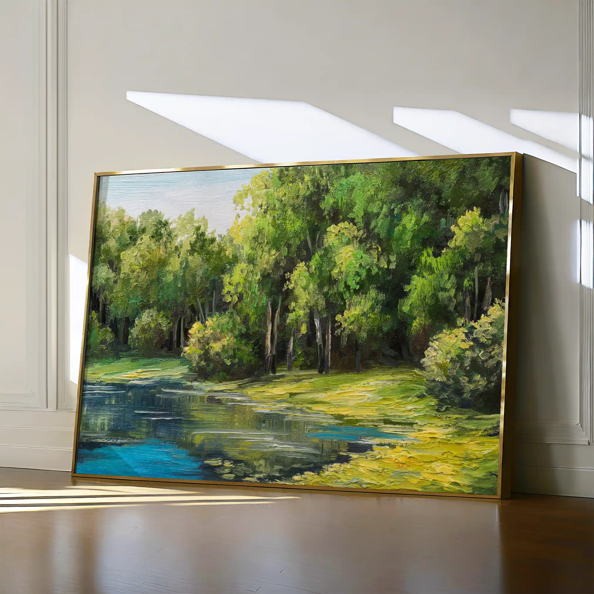 Landscape 155 Canvas Art 60 x 40 cm / Black