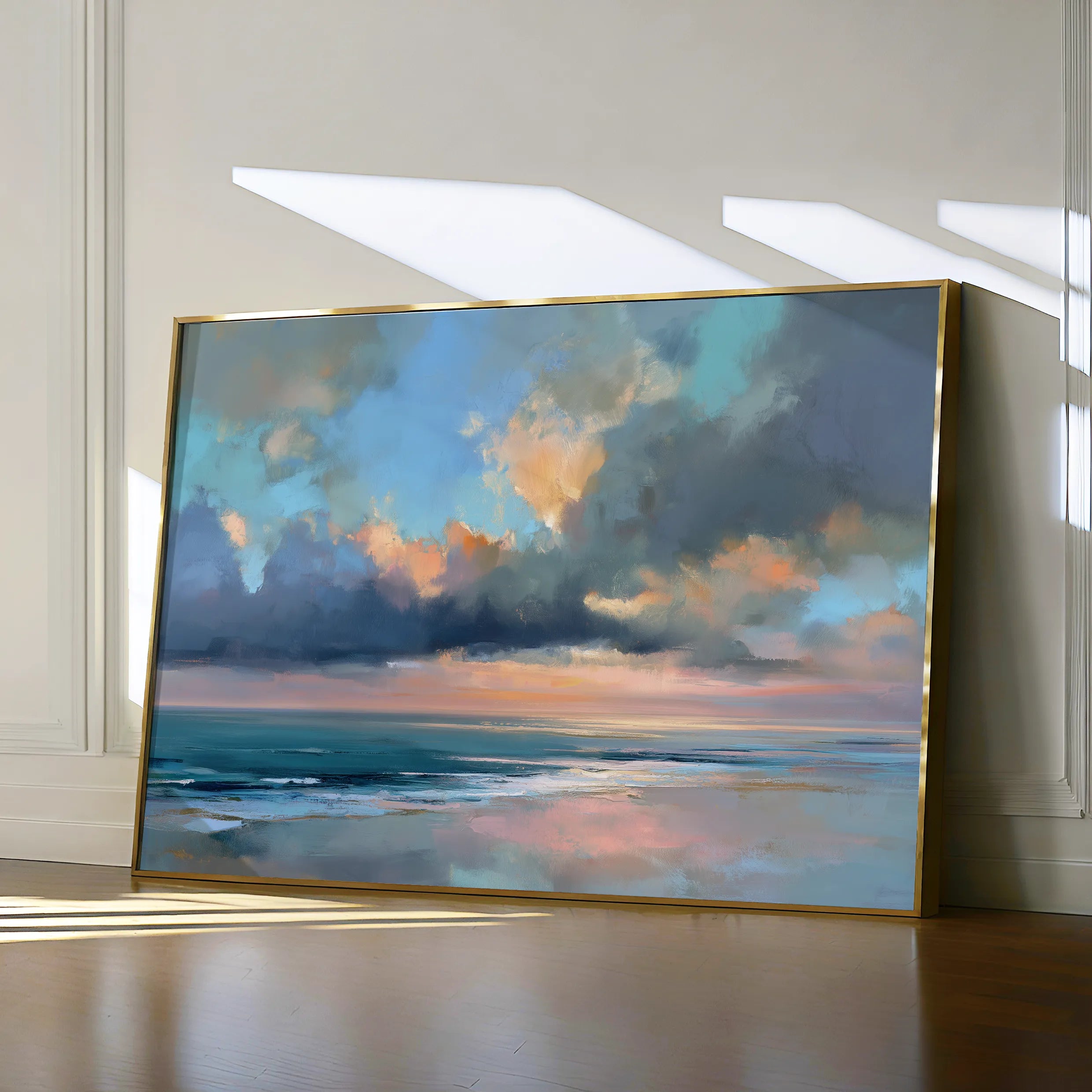 Abstract 1550 Canvas Art 18" x 24" / 45 x 60 cm / Black